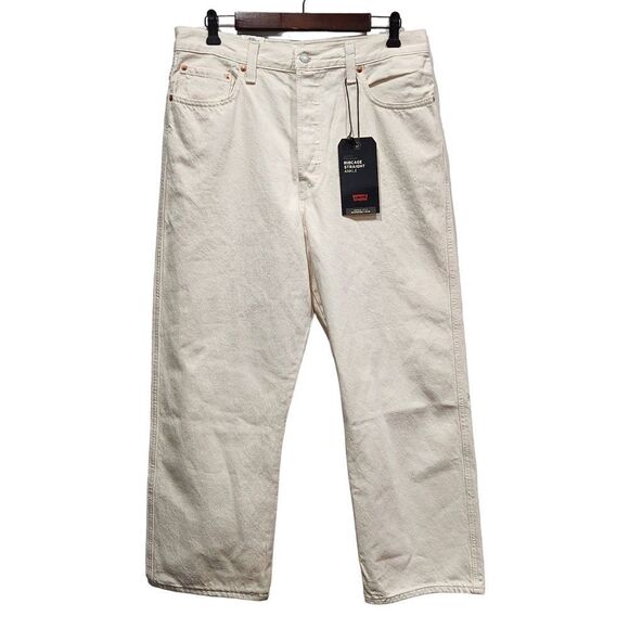 New! Levi's Chasing Rainbows Ribcage Straight Ankle Jeans, 32x27 - Picture 5 of 16